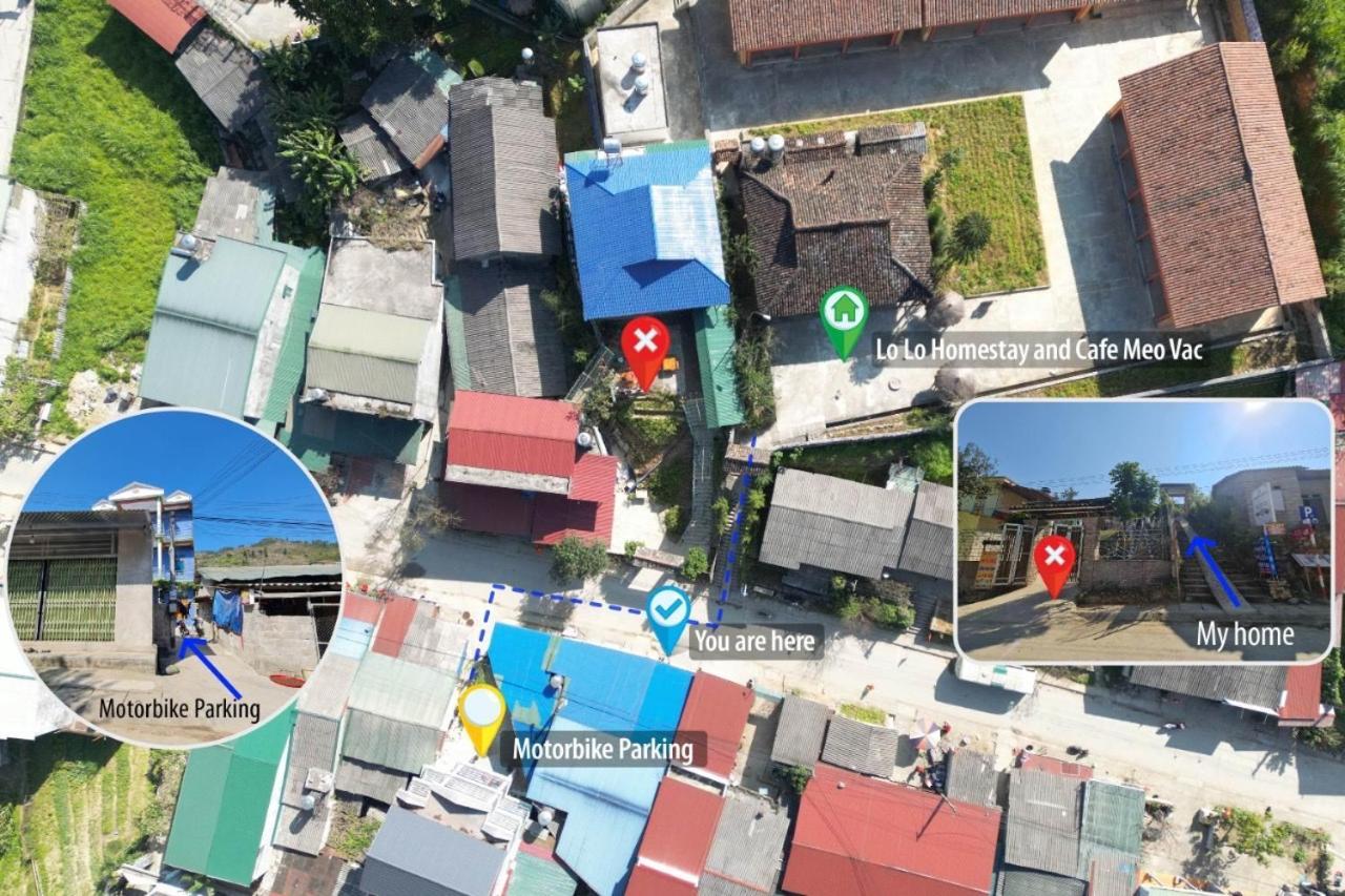 Lo Lo Homestay & Cafe Meo Vac Kültér fotó