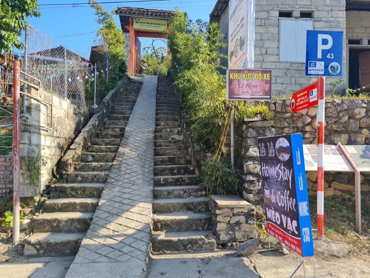 Lo Lo Homestay & Cafe Meo Vac Kültér fotó
